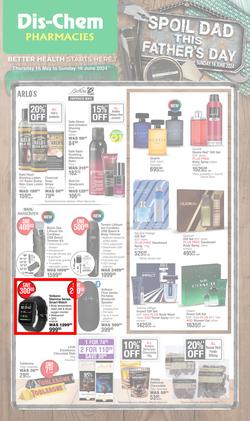 Dis-Chem : Spoil Dad This Father's Day (16 May - 16 June 2024), page 1