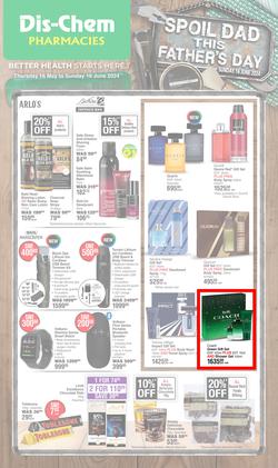Dis-Chem : Spoil Dad This Father's Day (16 May - 16 June 2024), page 1