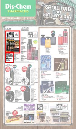 Dis-Chem : Spoil Dad This Father's Day (16 May - 16 June 2024), page 1