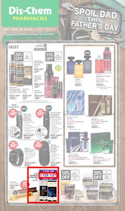 Dis-Chem : Spoil Dad This Father's Day (16 May - 16 June 2024), page 1