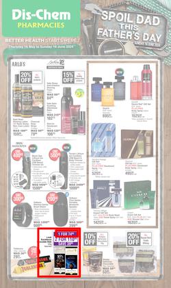 Dis-Chem : Spoil Dad This Father's Day (16 May - 16 June 2024), page 1