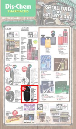 Dis-Chem : Spoil Dad This Father's Day (16 May - 16 June 2024), page 1