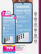 2 x Samsung Galaxy S24 FE-On 1.4GB Red Core + On Promo 1GB Data