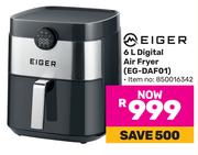 Eiger 6L Digital Air Fryer EG-DAF01
