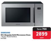 Samsung 30Ltr Bespoke Grill Microwave Oven MG30T5018BCG