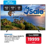 Samsung 190cm (75") Smart QLED TV QA75Q60CAKXXA