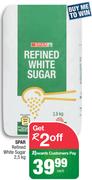 Spar Refined White Sugar-2.5Kg
