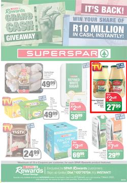 SUPERSPAR EASTERN CAPE : Grand Cash Giveaway (22 February - 07 March 2022) | Valid In Bluewater Bay, Despatch, Gelvandale, Hunters Retreat, Nick's Food Berea, Mount Pleasant, Newton Park, Sunridge, page 1