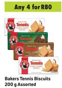 Bakers Tennis Biscuits Assorted-For Any 4 x 200g
