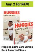Huggies Extra Care Jumbo Pack (Assorted Sizes)- For Any 2