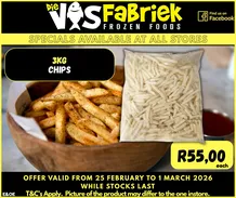 Die Visfabriek : Specials (25 February - 01 March 2026)