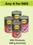Koo Pilchards Assorted-For Any 4 X 400g