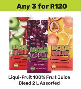 Liqui-Fruit 100% Fruit Juice Blend Assorted-For Any 3 X 2Ltr