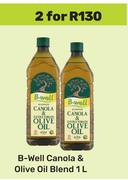 B-Well Canola & Olive Oil Blend-For 2 X 1Ltr