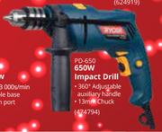 Ryobi Impact Drill 650W PD-650