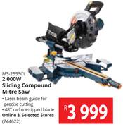 Ryobi 2000W Sliding Compound Mitre Saw MS-255SCL