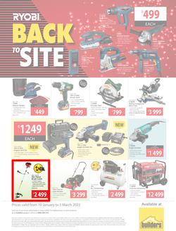 Builders : Ryobi Back To Site (10 January - 05 March 2023), page 1