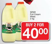 Spar Full Cream Maas-For 2 x 2kg