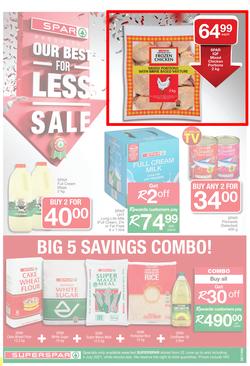 SUPERSPAR COUNTRY EASTERN CAPE : Our Best For less (22 June - 4 July 2021) Valid in Butterworth, Daku, Ndu, New Brighton, Stanford Square, Tams, Zonke, page 1