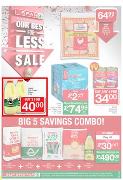 SUPERSPAR COUNTRY EASTERN CAPE : Our Best For less (22 June - 4 July 2021) Valid in Butterworth, Daku, Ndu, New Brighton, Stanford Square, Tams, Zonke, page 1