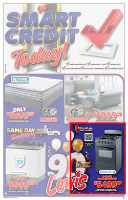 Lewis : Get Smart Credit Today (20 May - 07 July 2024 While Stocks Last), page 1