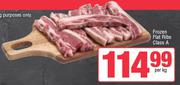 Frozen Flat Ribs Class A-Per Kg