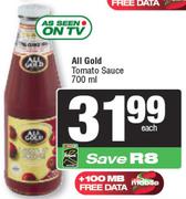 All Gold Tomato Sauce-700ml