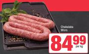Chakalaka Wors-Per Kg