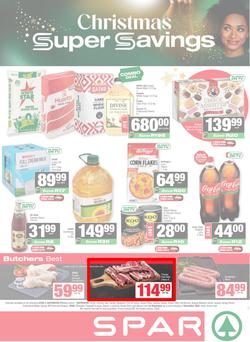 SPAR & SUPERSPAR Mthatha : Christmas Super Savings (24 November - 07 December 2025), page 1