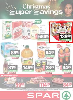 SPAR & SUPERSPAR Mthatha : Christmas Super Savings (24 November - 07 December 2025), page 1