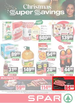SPAR & SUPERSPAR Mthatha : Christmas Super Savings (24 November - 07 December 2025), page 1