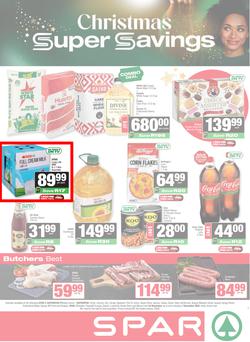 SPAR & SUPERSPAR Mthatha : Christmas Super Savings (24 November - 07 December 2025), page 1