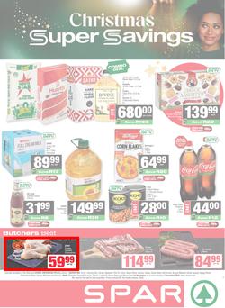 SPAR & SUPERSPAR Mthatha : Christmas Super Savings (24 November - 07 December 2025), page 1