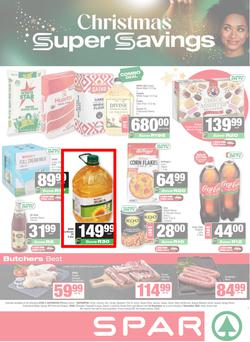 SPAR & SUPERSPAR Mthatha : Christmas Super Savings (24 November - 07 December 2025), page 1