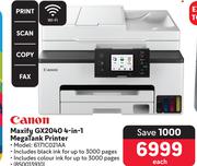 Canon Maxify GX2040 4 In 1 Mega Tank Printer