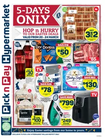 Pick n Pay Hypermarket Eastern Cape : Easter Weekend Specials (20 March - 24 March 2024)