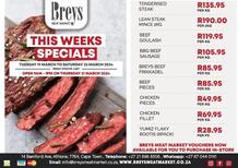 Breys Meat Market : This Week's Specials (19 March - 23 March 2024)