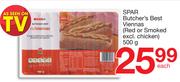 Spar Butcher's Best Viennas (Red or Smoked Excl Chicken)-500g Each