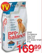 Spar Pro Balance Dog Food (Selected Incl. Puppy Range)-8Kg Each