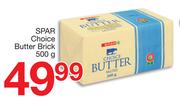 Spar Choice Butter Brick-500g