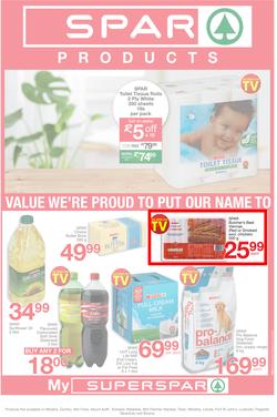 SUPER SPAR Eastern Cape : Value We're Proud To Put Our Name On (22 Oct - 3 Nov 2019). Only Available at Selected Stores in the Eastern Cape. Excluding Mthatha, page 1