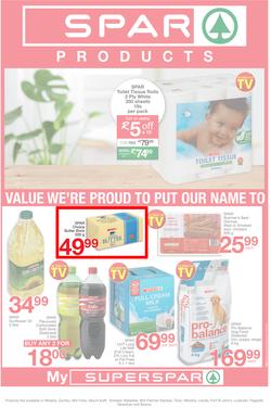 SUPER SPAR Eastern Cape : Value We're Proud To Put Our Name On (22 Oct - 3 Nov 2019). Only Available at Selected Stores in the Eastern Cape. Excluding Mthatha, page 1