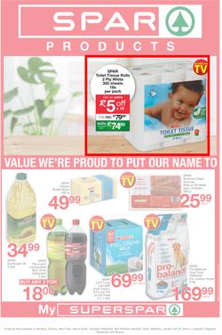 SUPER SPAR Eastern Cape : Value We're Proud To Put Our Name On (22 Oct - 3 Nov 2019). Only Available at Selected Stores in the Eastern Cape. Excluding Mthatha, page 1