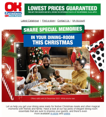 OK Furniture : Share Special Memories In Your Dining-Room This Christmas (14 December - 24 December 2021