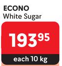 Econo White Sugar-10Kg