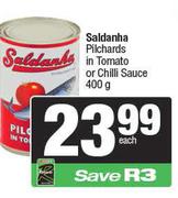 Saldanha Pilchards In Tomato Or Chilli Sauce-400g Each