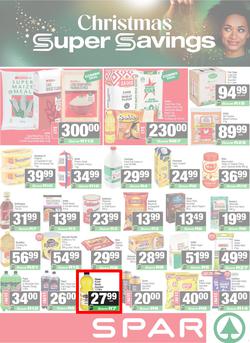 SPAR & SUPERSPAR Western Cape : Christmas Super Savings (10 November - 23 November 2025), page 1