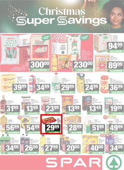 SPAR & SUPERSPAR Western Cape : Christmas Super Savings (10 November - 23 November 2025), page 1