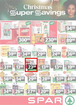 SPAR & SUPERSPAR Western Cape : Christmas Super Savings (10 November - 23 November 2025), page 1