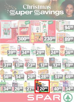 SPAR & SUPERSPAR Western Cape : Christmas Super Savings (10 November - 23 November 2025), page 1